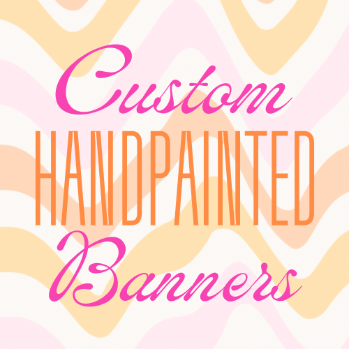 Custom Handpainted Banner
